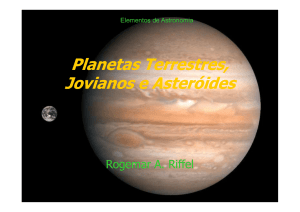 Planetas, Asteródes e Corpos Menores do Sistema Solar