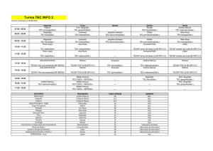 Turmas Individual - IFMG