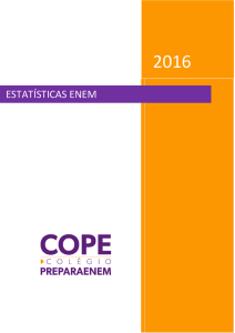 estatísticas enem - Grupo Prepara Enem