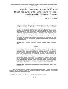 Império norte-americano e território no Brasil dos