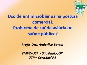 Uso de antimicrobianos na postura comercial. Problema de saúde