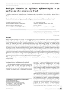 Evolução histórica da vigilância epidemiológica e do controle da