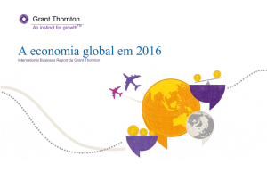 A economia global em 2016