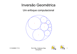 Inversão Geométrica - Prof. Anderson Dias Gonçalves