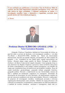 Professor Ilidio do Amaral