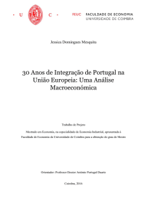 30 Anos de Integração de Portugal na União Europeia