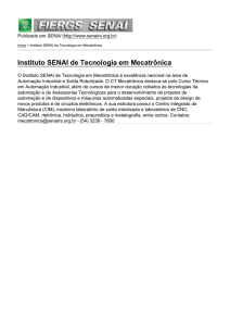 Instituto SENAI de Tecnologia em Mecatrônica