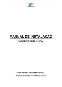 manual de instalação