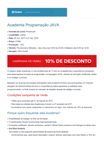 Academia Programação JAVA