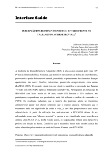 Interface Saúde - Id on Line REVISTA MULTIDISCIPLINAR E DE