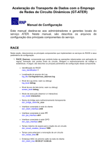 Manual de configura&ccedil;&atilde;o