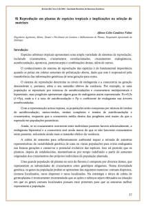 10. Reprodução em plantas de espécies tropicais e implicações na