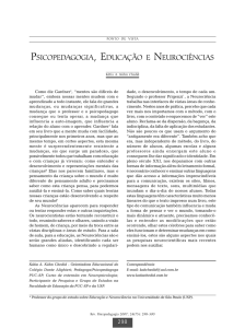 psicopedagogia, educação e neurociências