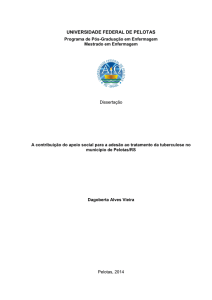 A contribuição do apoio social para a adesão ao tratamento da