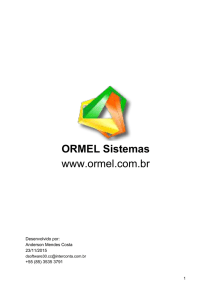 ORMEL Sistemas www.ormel.com.br