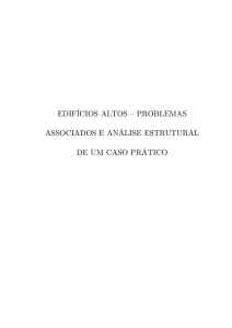 edifícios altos – problemas associados e análise estrutural de um