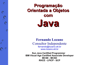 Programação Orientada a Objetos com Java