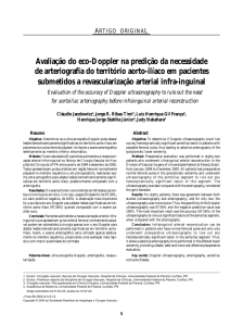 Avaliação do eco-Doppler na predição da necessidade de