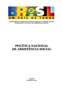 política nacional de assistência social