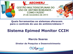 Sistema Epimed Monitor CCIH