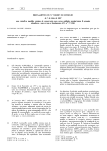 Regulamento (CE) n.º 520/2007, de 7 de maio