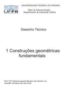 construções geométricas fundamentais, definições e traçados, para