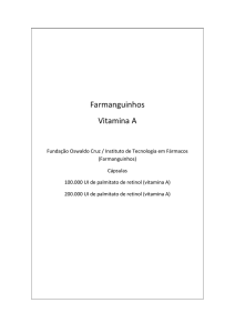 Farmanguinhos Vitamina A