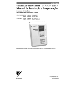 Manual de Instalação e Programação