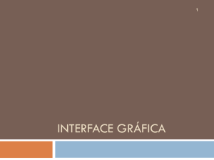 interface gráfica