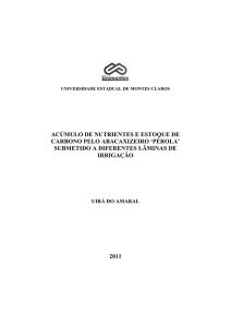 Uirá do Amaral - Produção Vegetal no Semiárido