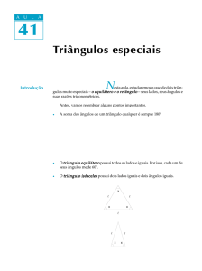 41. Triângulos especiais