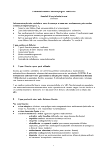 Informação para o utilizador Stocrin®30 mg/ml solução oral