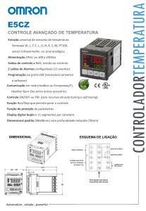 controlador temperatura - OMRON – Automação Industrial