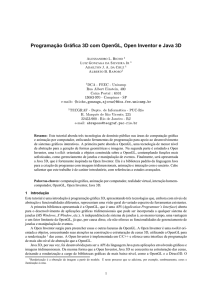 Programação Gráfica 3D com OpenGL, Open Inventor e Java 3D