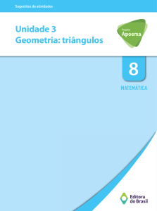 Unidade 3 Geometria: triângulos