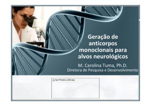 Geração de anticorpos monoclonais para alvos neurológicos