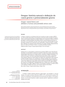 Dengue: história natural e definição de casos graves e