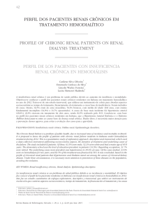 perfil dos pacientes renais crônicos em tratamento hemodialítico
