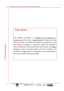 Caro Aluno: