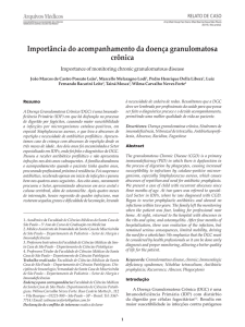 Importância do acompanhamento da doença granulomatosa crônica