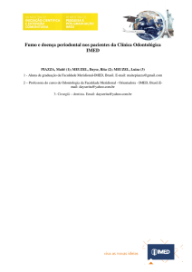 Fumo e doença periodontal ença periodontal nos pacientes