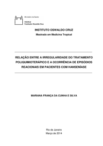 instituto oswaldo cruz relação entre a irregularidade do tratamento