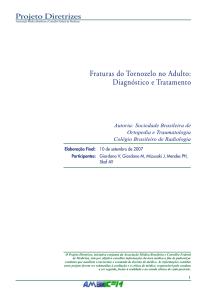 Fraturas do Tornozelo no Adulto: Diagnóstico e