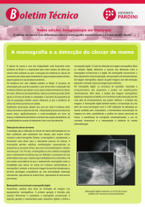 A mamografia e a detecção do câncer de mama