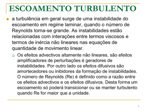 Turbulência - Dinâmica dos Fluidos Computacional