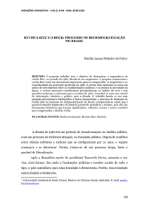 REVISTA BIZZ E O ROCK: PROCESSO DE REDEMOCRATIZAÇÃO