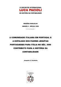 a comunidade italiana em portugal e a expulsão dos padres jesuítas