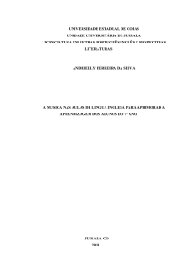 A Música nas Aulas de Língua Inglesa para Aprimorar a