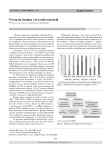 Vacina da dengue: um desafio nacional