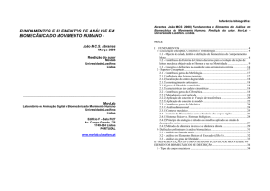 fundamentos e elementos de análise em biomecânica do